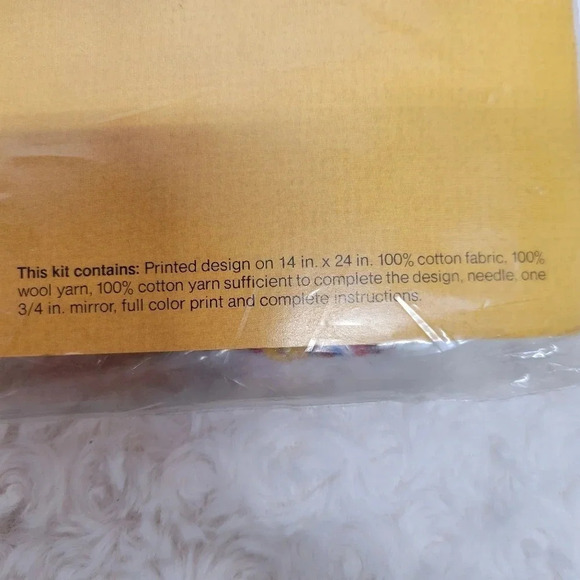 🌴3/$15🌴Sunset Stitchery Crewel Kit 2611 Childhood Treasures Girl 70 Kitsch - Picture 8 of 9